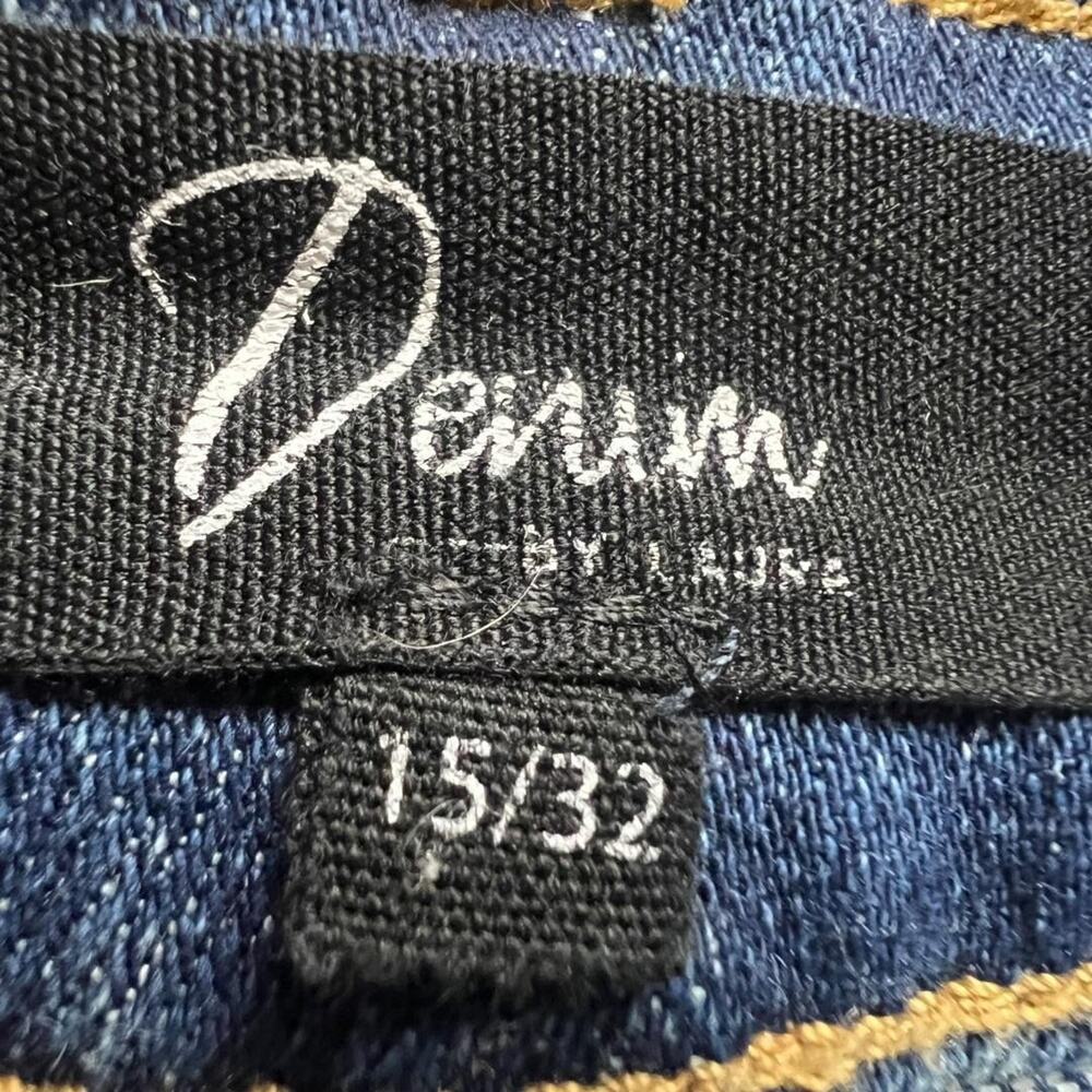 Denim by Laura Wide Leg Jeans Juniors 15/32 Blue Medium Wash Mid Rise Stretch - Picture 2 of 7